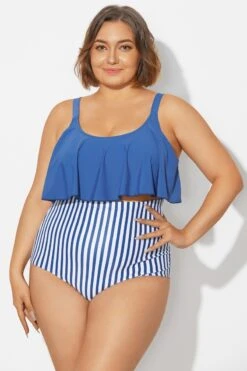 Navy Sexy Scoop Adjustable Straps Bikini Top -Sandy Bikinis Shop b debk063012 3