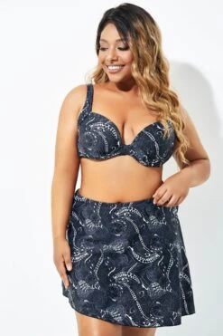 Black Floral Elegant Underwire Bikini Top -Sandy Bikinis Shop b debk099001 5