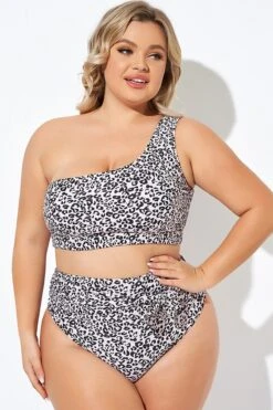 Leopard Print One Shoulder Women Bikini Top 9 Leopard Print One Shoulder Women Bikini Top -Sandy Bikinis Shop b debk136001 4