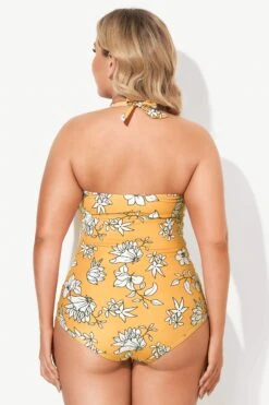 Flower Cut Out Underwire Party One Piece Swimsuit -Sandy Bikinis Shop b deop005002 3