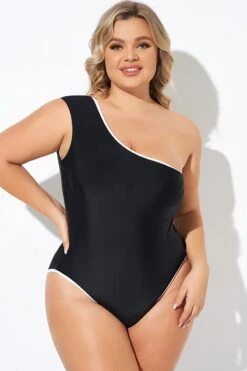 Touche One-Shoulder One Piece Swimsuit