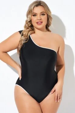 Touche One-Shoulder One Piece Swimsuit 8 Touche One-Shoulder One Piece Swimsuit -Sandy Bikinis Shop b deop286001 3