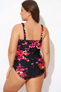 Poppies Tummy Control Belted One Piece Swimsuit 9 Poppies Tummy Control Belted One Piece Swimsuit -Sandy Bikinis Shop b deop290001 4