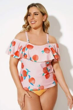Floral Printed Elegant Women Tankini Top -Sandy Bikinis Shop b detan086004 3