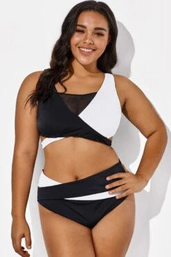 Colorblock Stylish Women Wrap Swimsuits Bikini Set -Sandy Bikinis Shop b sfbk1911029 6