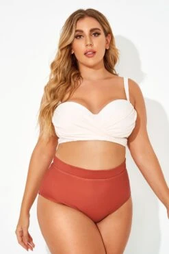 White Warp Elegant Women Bikini Top -Sandy Bikinis Shop b sfbk2003071 2