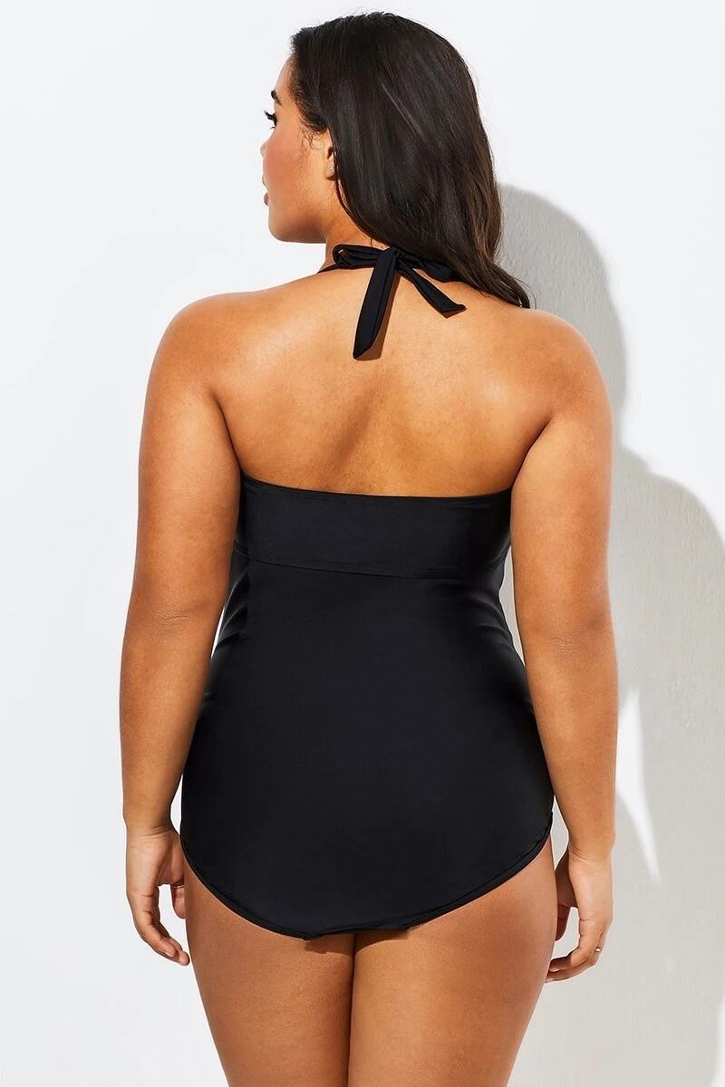 Black Cut Out Underwire Party One Piece Swimsuit 6 Black Cut Out Underwire Party One Piece Swimsuit - Image 6