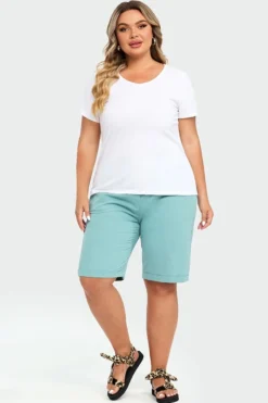 Blue With Pockets Sashes Holiday Loose Shorts 8 Blue With Pockets Sashes Holiday Loose Shorts -Sandy Bikinis Shop c pt001001 3