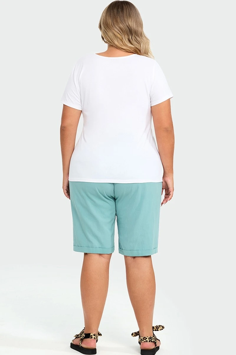 Blue With Pockets Sashes Holiday Loose Shorts 5 Blue With Pockets Sashes Holiday Loose Shorts - Image 5