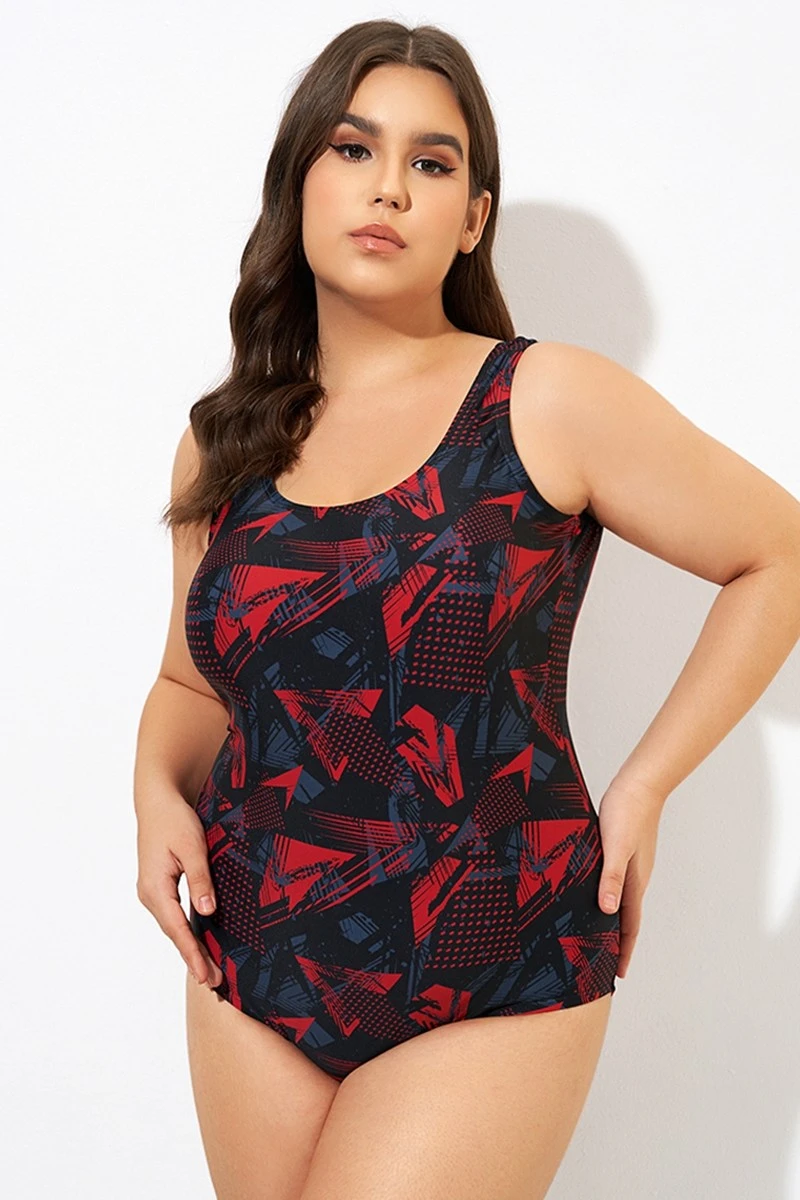 Graphic Print Sport Style One Piece Swimsuit 3 Graphic Print Sport Style One Piece Swimsuit - Image 3