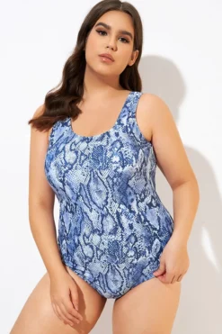 Leopard Printed Wide Straps One Piece Swimsuit -Sandy Bikinis Shop dsc00415