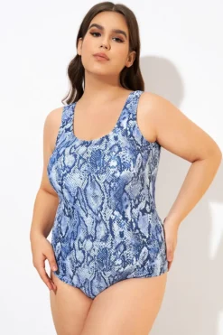 Leopard Printed Wide Straps One Piece Swimsuit -Sandy Bikinis Shop dsc00428