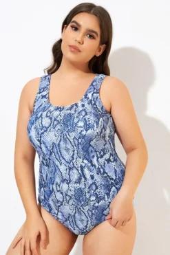 Leopard Printed Wide Straps One Piece Swimsuit -Sandy Bikinis Shop dsc00432