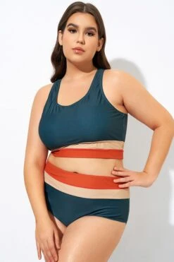 Mulit Color Wide Strap Women Bikini Top -Sandy Bikinis Shop dsc08840